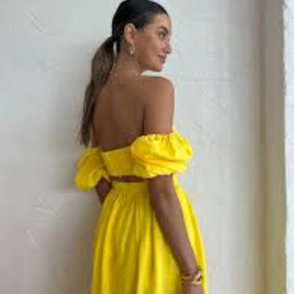 NWT- RUMER DELPHINE LINEN SKIRT - Picture 3 of 3